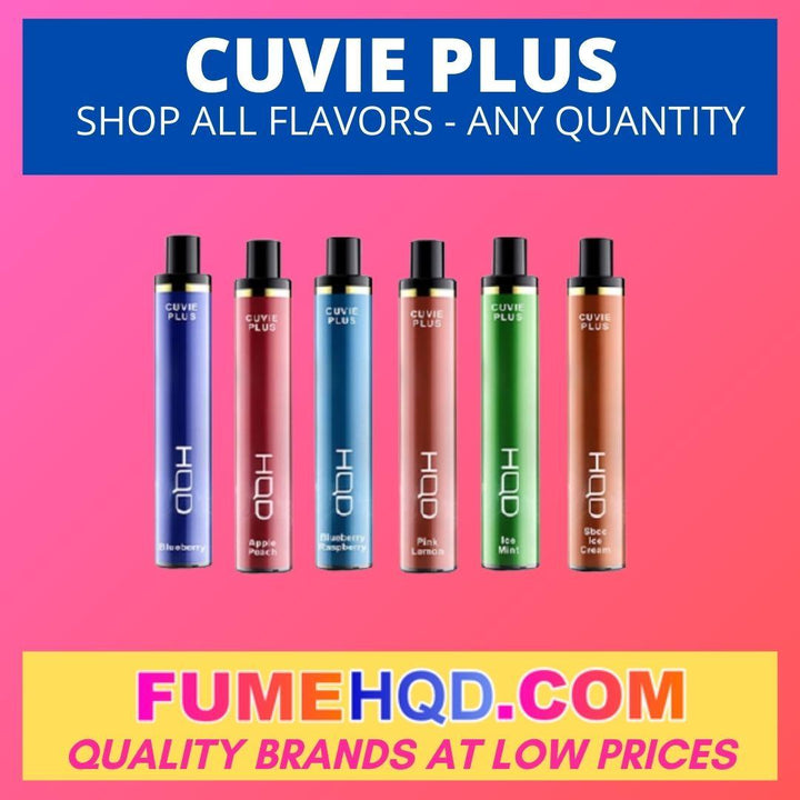 HQD Cuvie Plus - Shop all Flavors - FUMEHQD.COM