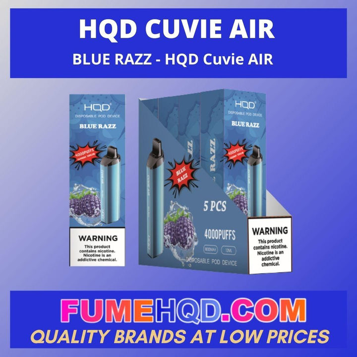 HQD Cuvie AIR - Blue Razz