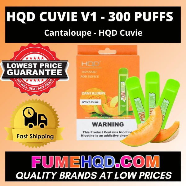 HQD Cuvie | Cantaloupe - FUMEHQD.COM