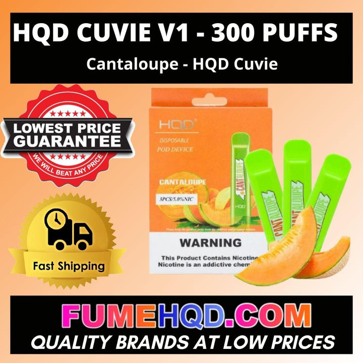 HQD Cuvie | Cantaloupe - FUMEHQD.COM