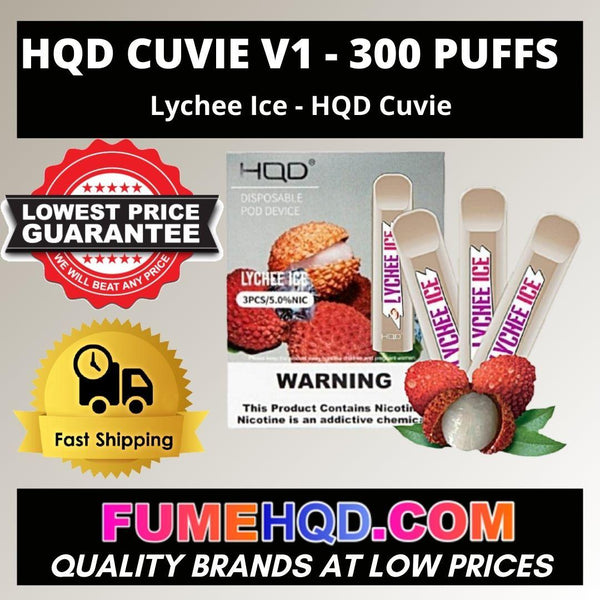 HQD Cuvie Lychee Ice