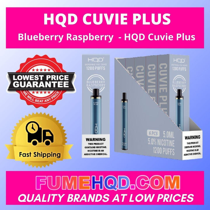 HQD Cuvie Plus Blueberry Raspberry