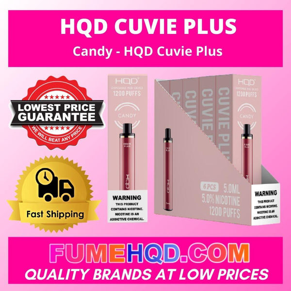 HQD Cuvie Plus  Candy disposable vape 