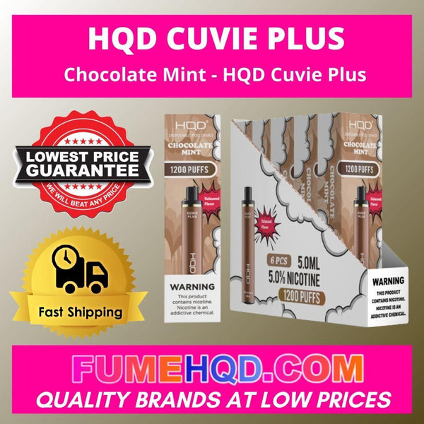 HQD Cuvie Plus  Chocolate Mint