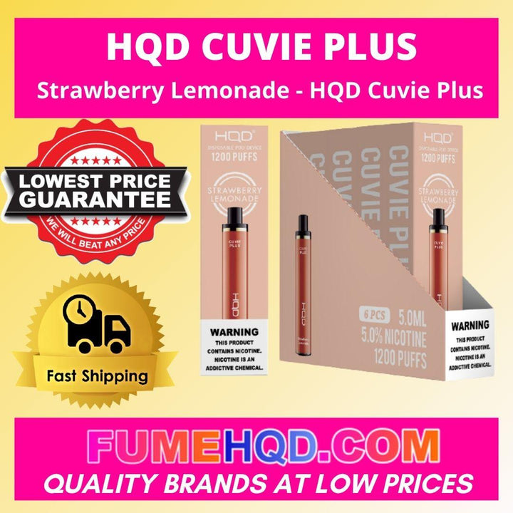 HQD Cuvie Plus  Strawberry Lemonade