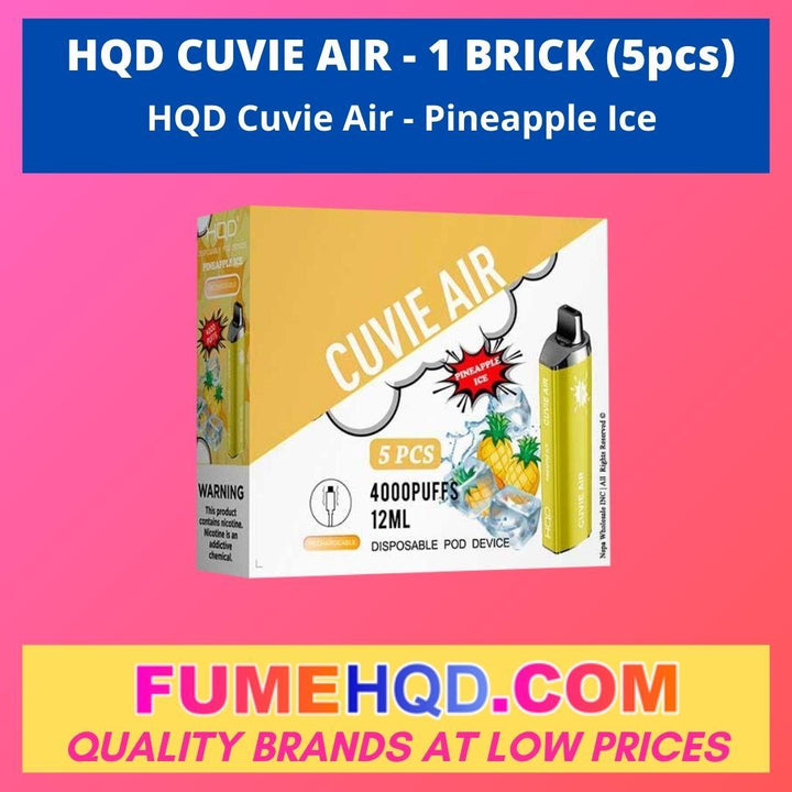 HQD Cuvie Air Disposable - Pineapple Ice 
