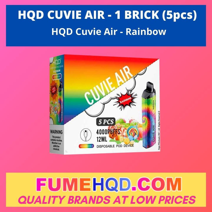 HQD Cuvie Air Disposable - Rainbow