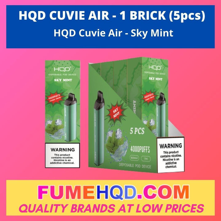 HQD Cuvie Air Disposable - Sky Mint