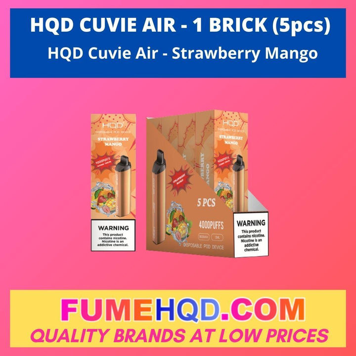 HQD Cuvie Air Disposable - Strawberry Mango