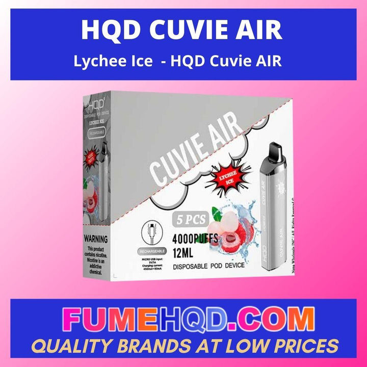 Lychee Ice - HQD Cuvie AIR Disposable