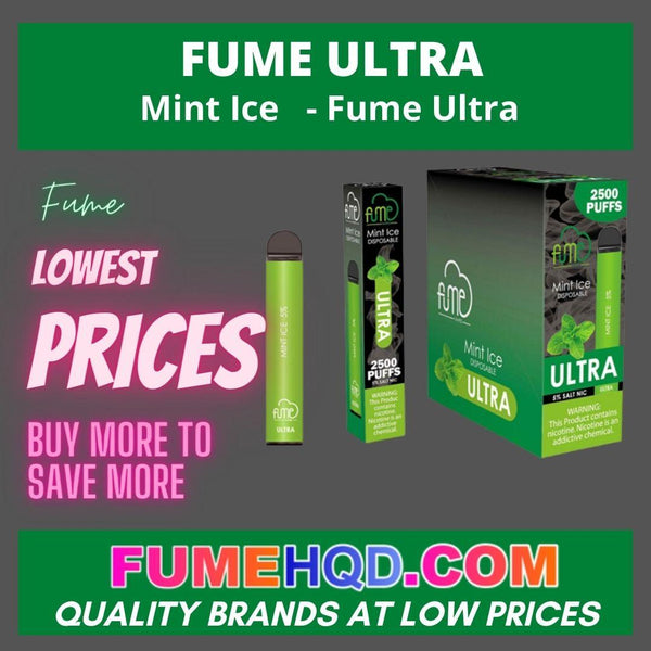 Mint Ice   - Fume Ultra disposable vape 