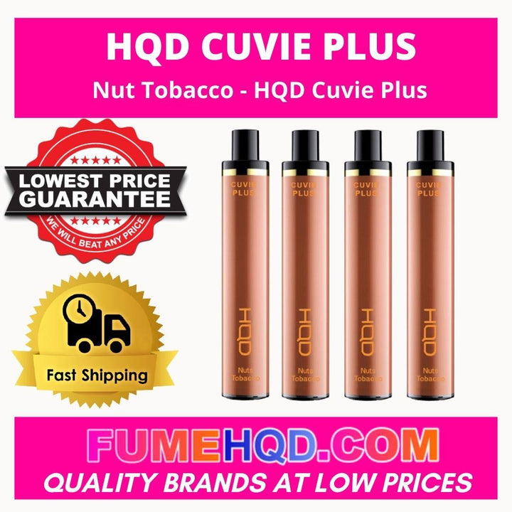 Nut Tobacco HQD Cuvie Plus 1200 Puffs Vape30% OFF FUMEHQD.COM Nut Tobacco HQD Cuvie Plus 1200 Puffs Vape30% OFF FUMEHQD.COM