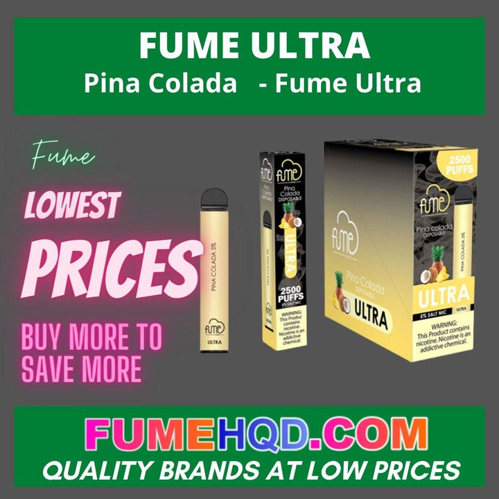 Fume Ultra Pina Colada 2500 puffs Disposable30% OFF FUMEHQD.COM Fume Ultra Pina Colada 2500 puffs Disposable30% OFF FUMEHQD.COM