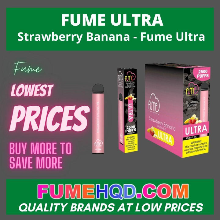 Strawberry Banana Fume Ultra 2500 puffs30% OFF FUMEHQD.COM Strawberry Banana Fume Ultra 2500 puffs30% OFF FUMEHQD.COM