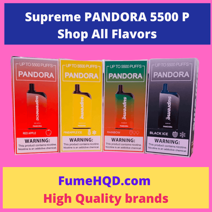 Supreme Pandora 5500 Puffs 