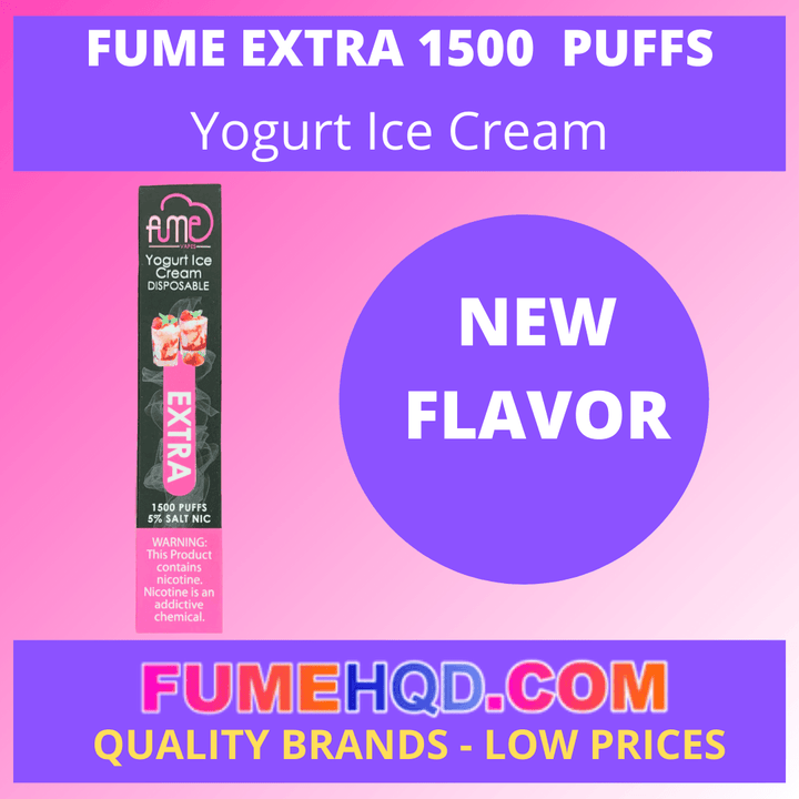 Yogurt Ice Cream fume extra