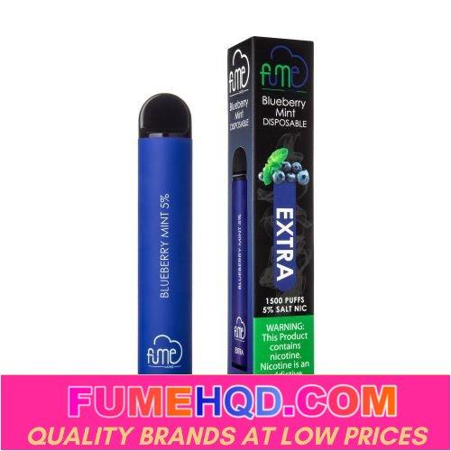 bluberry mint Fume Extra Disposable Vape Pen