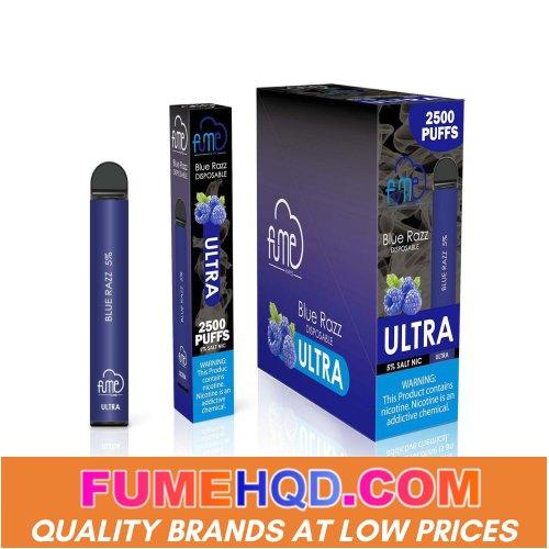 blue razz Fume Ultra Disposable Vape 2500 Puffs