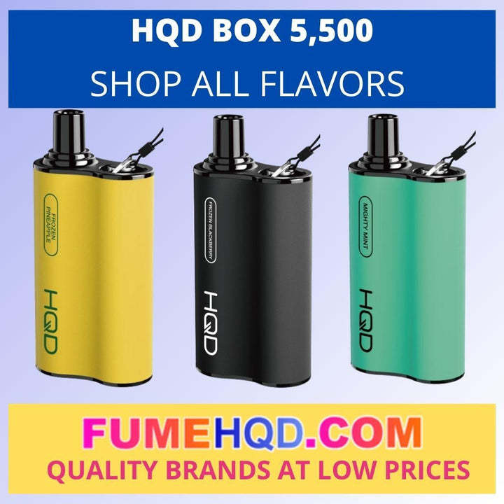 HQD Cuvie BOX 5500 Disposable Vapes30% OFF FUMEHQD.COM HQD Cuvie BOX 5500 Disposable Vapes30% OFF FUMEHQD.COM