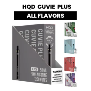 HQD CUVIE PLUS DISPOSABLE VAPE - 1200 PUFFS